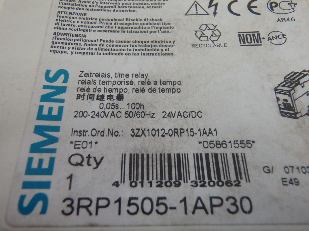 SIEMENS 3RP1505-1AP30