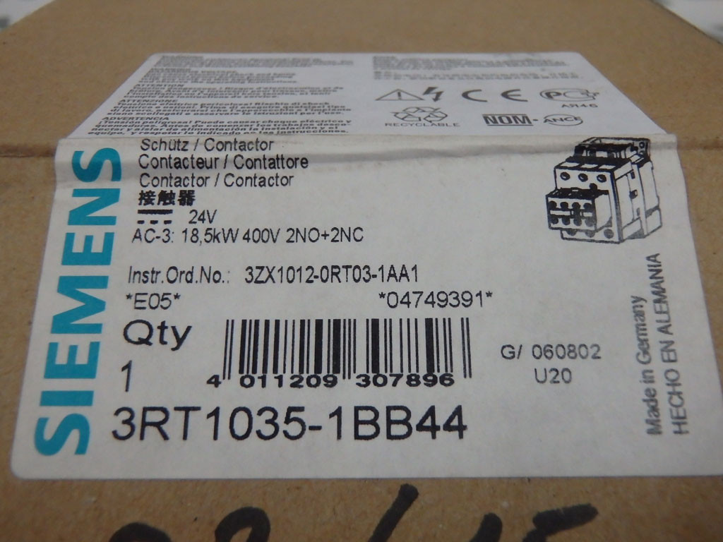 SIEMENS 3RT1035-1BB44