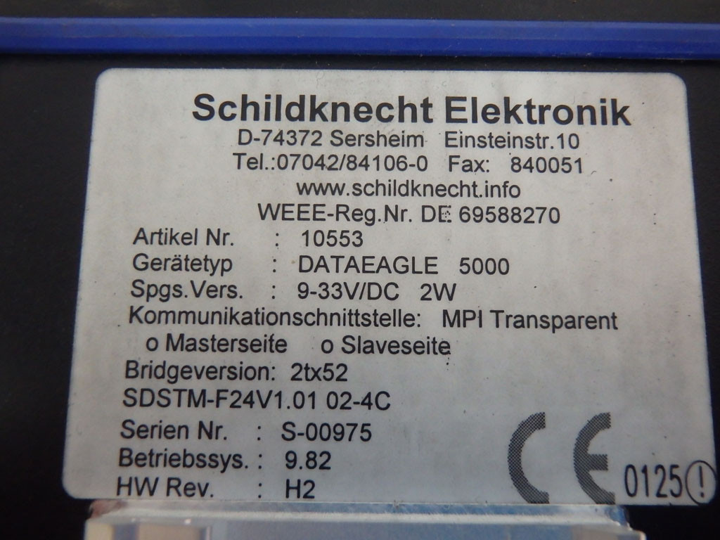 SCHILDKNECHT ELEKTRONIK 10553