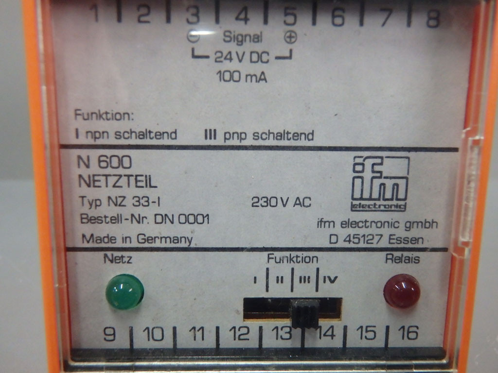 IFM ELECTRONIC NZ33-1