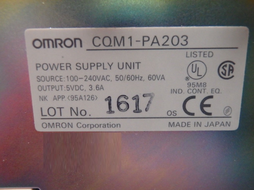 OMRON CQM1-PA203