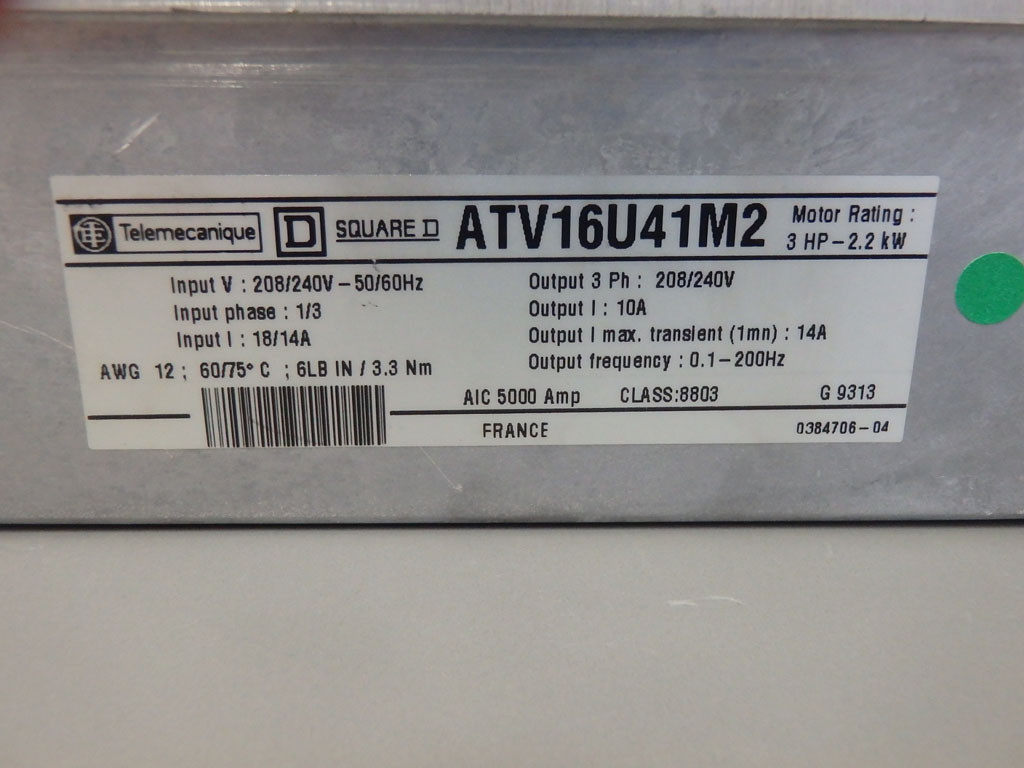 TÉLÉMÉCANIQUE  ATV16U41M2