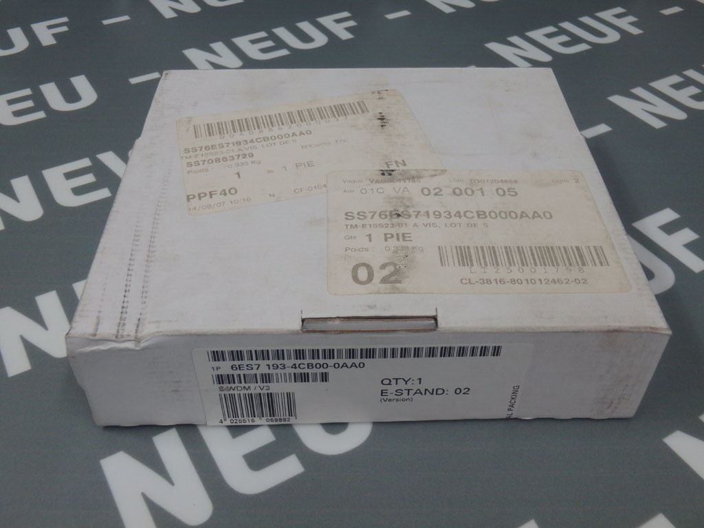 SIEMENS 6ES7193-4CB00-0AA0
