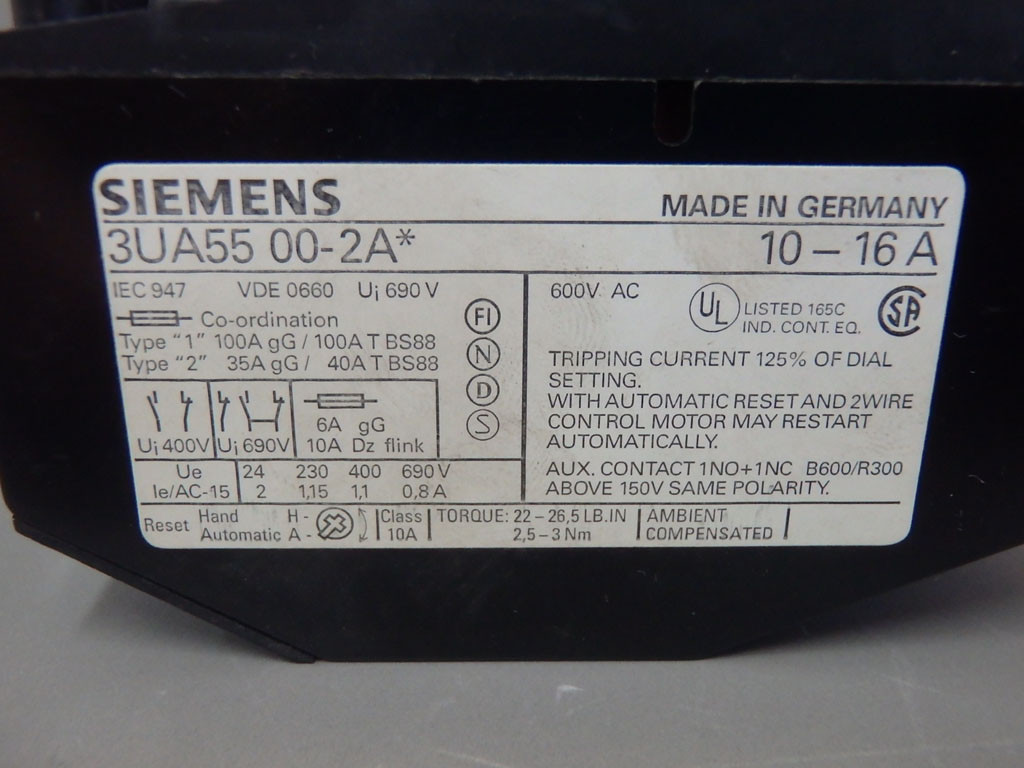SIEMENS 3UA5500-2A