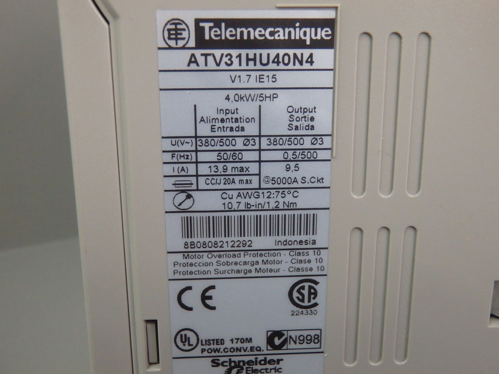 TÉLÉMÉCANIQUE  ATV31HU40N4