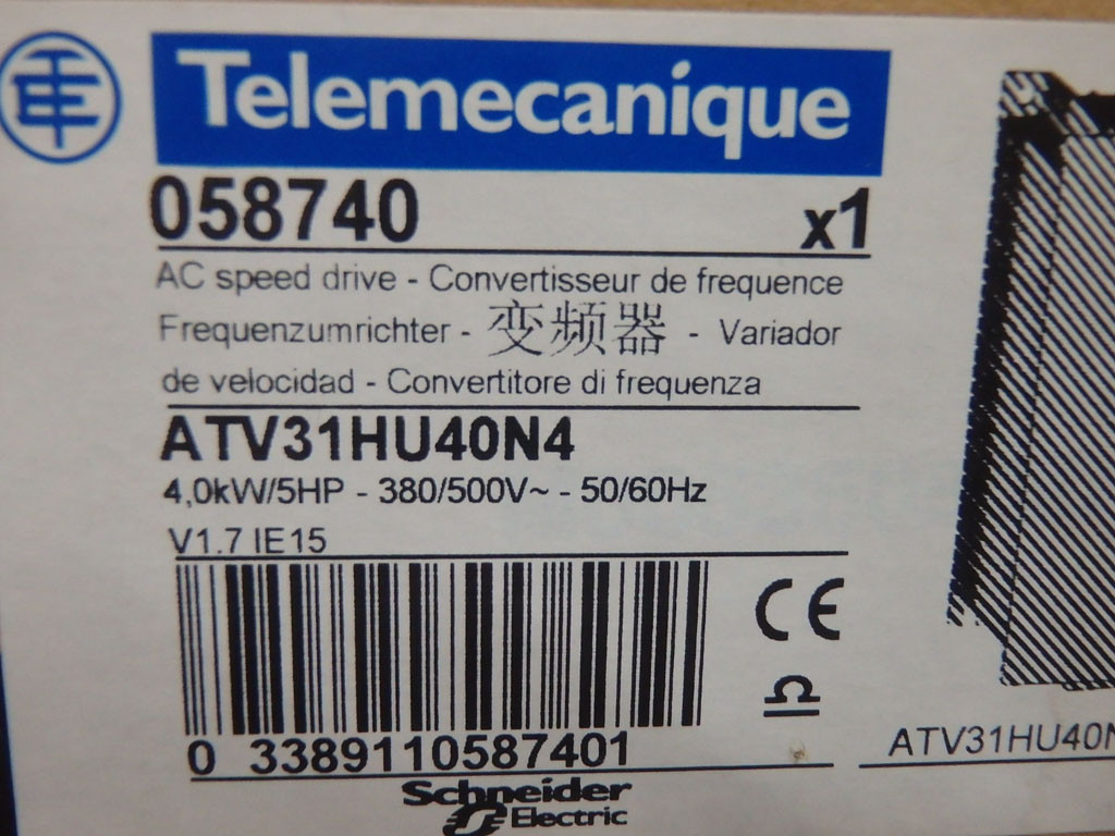 TÉLÉMÉCANIQUE  ATV31HU40N4