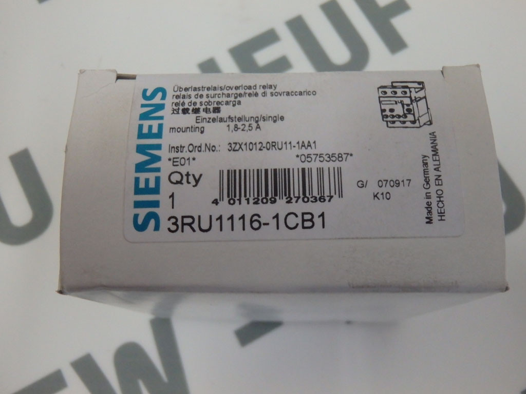 SIEMENS 3RU1116-1CB1