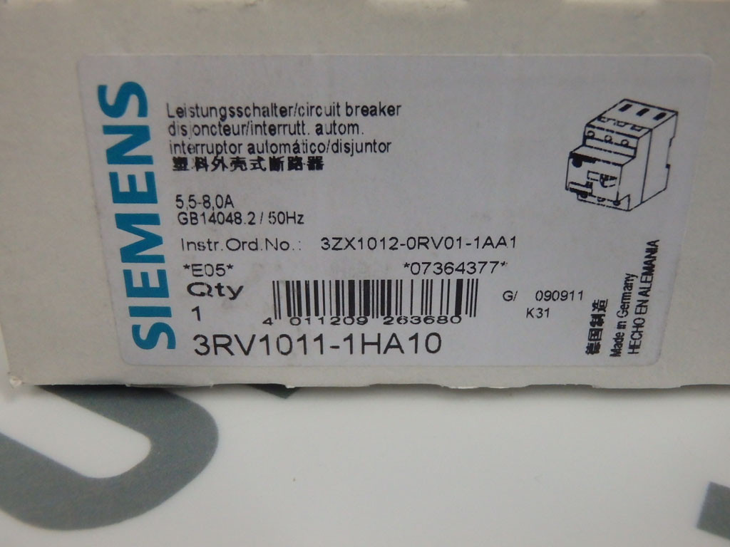 SIEMENS 3RV1011-1HA10