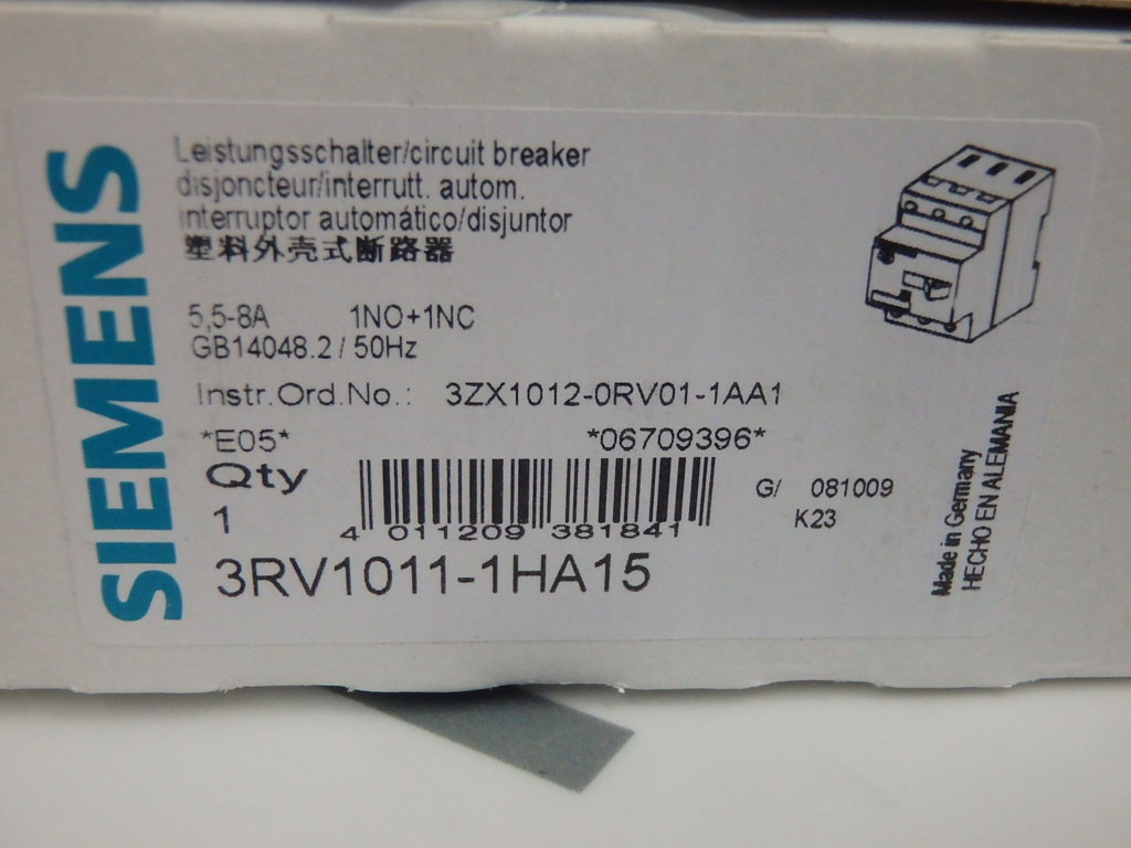 SIEMENS 3RV1011-1HA15