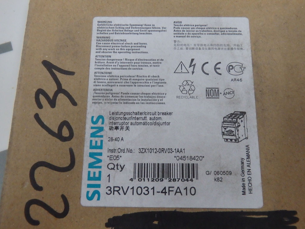 SIEMENS 3RV1031-4FA10
