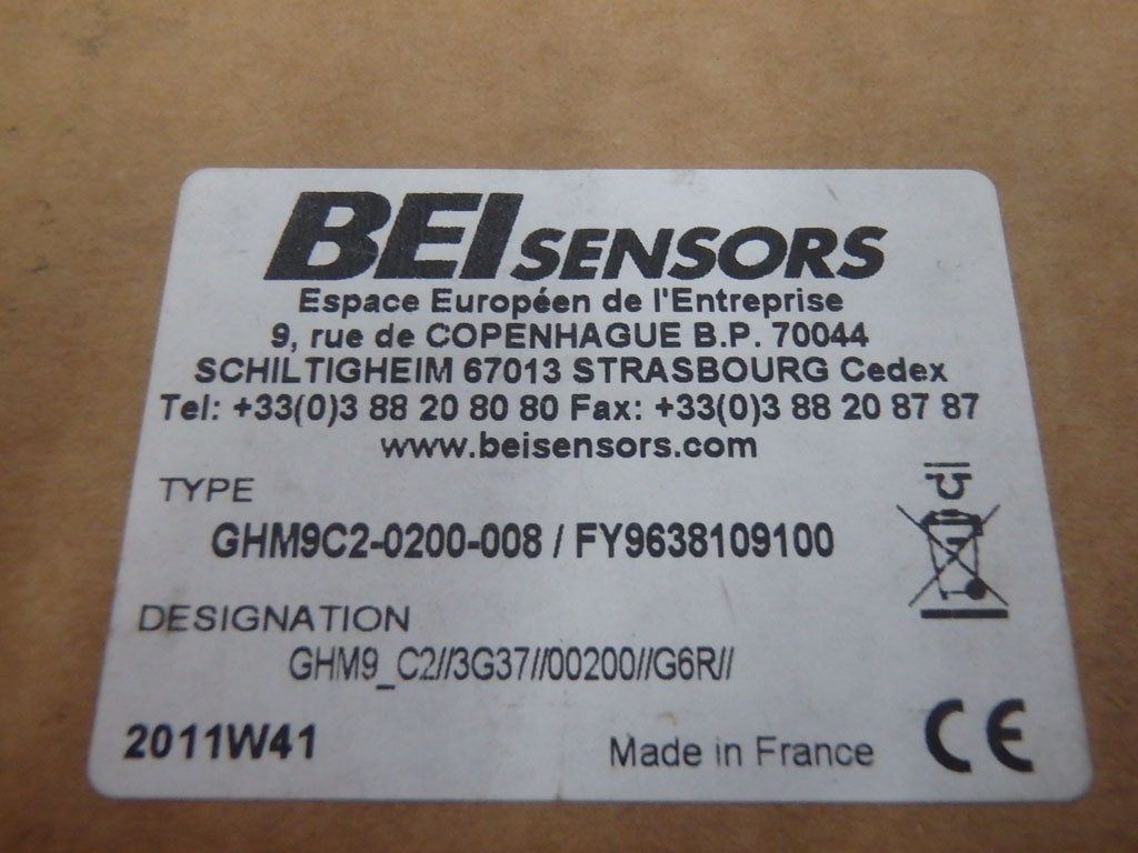 BEI GHM9C2-0200-008