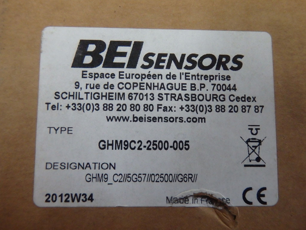 BEI GHM9C2-2500-005