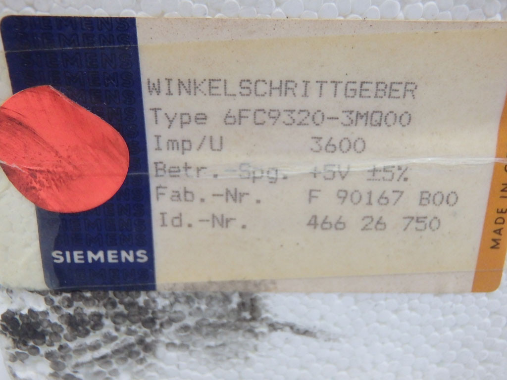 SIEMENS 6FC9320-3MQ00