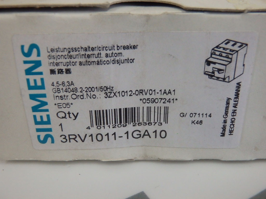 SIEMENS 3RV1011-1GA10