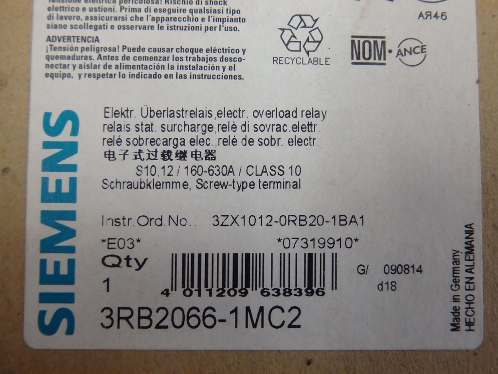 SIEMENS 3RB2066-1MC2