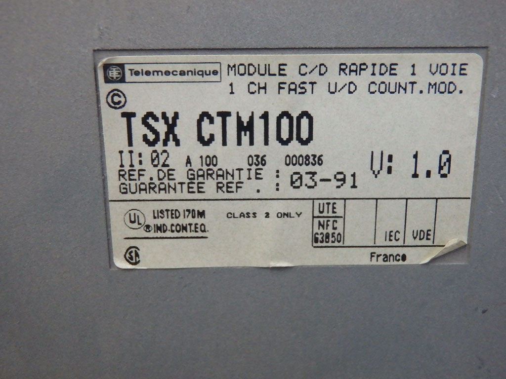 TÉLÉMÉCANIQUE  TSXCTM100