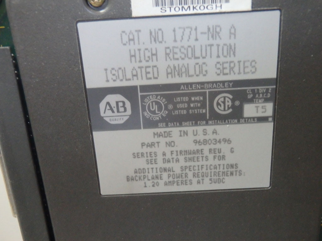 ALLEN-BRADLEY 1771-NRA