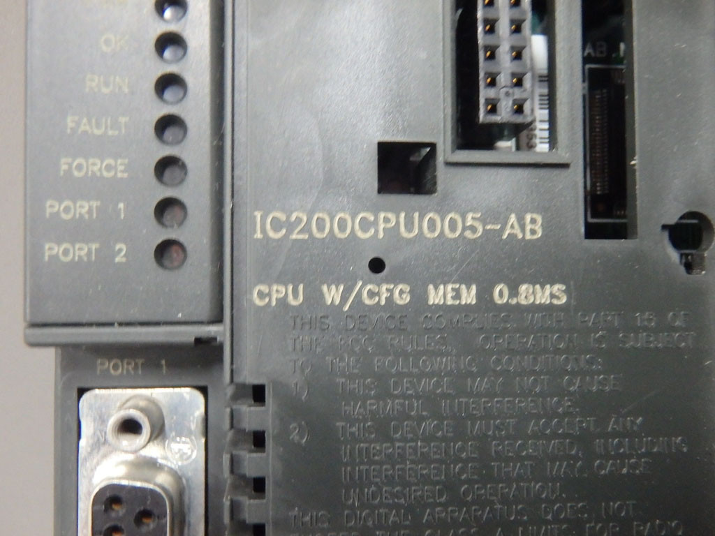 GE FANUC IC200CPU005