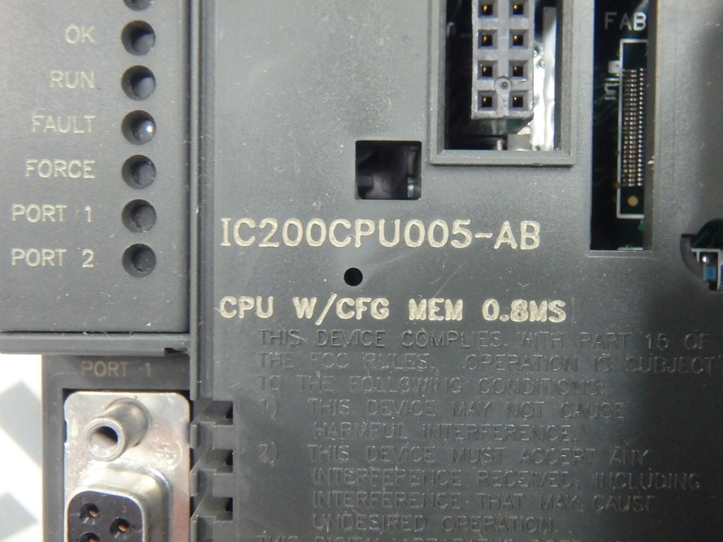 GE FANUC IC200CPU005
