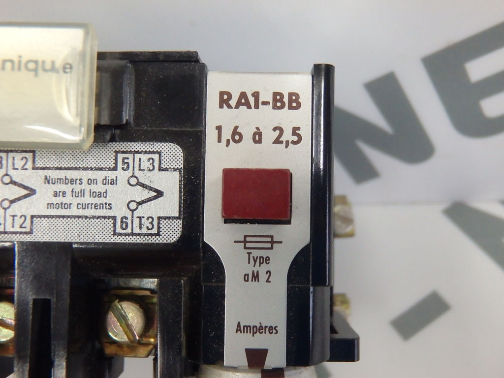 TÉLÉMÉCANIQUE  RA1/BB1.6-2.5