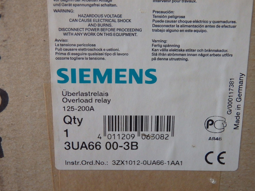 SIEMENS 3UA6600-3B