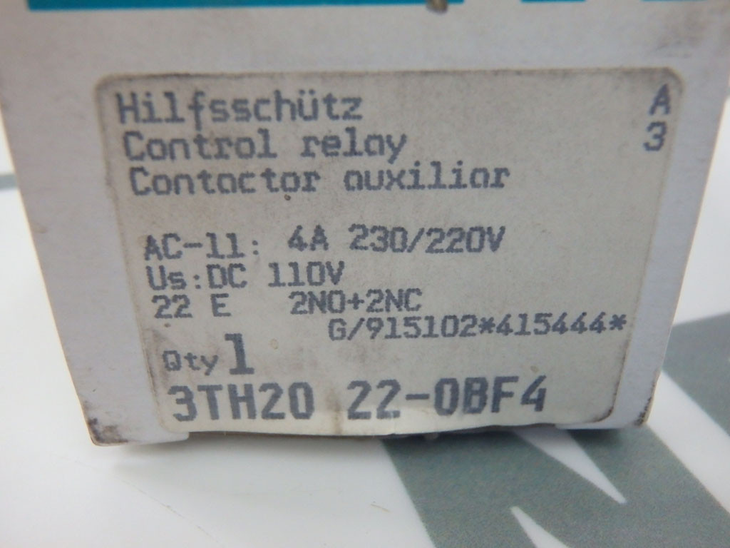 SIEMENS 3TH2022-0BF4