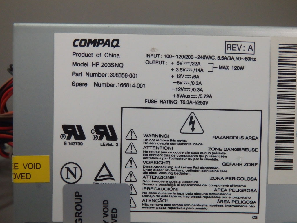 COMPAQ HP203SNQ