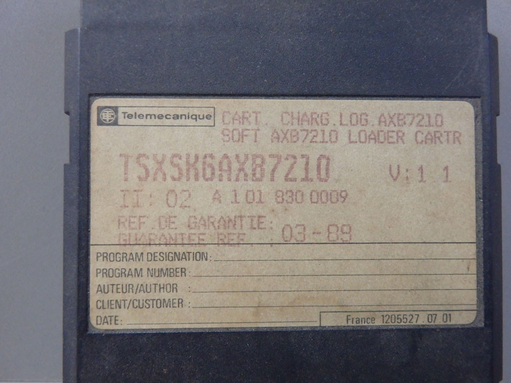 TÉLÉMÉCANIQUE  TSXSK6AXB7210