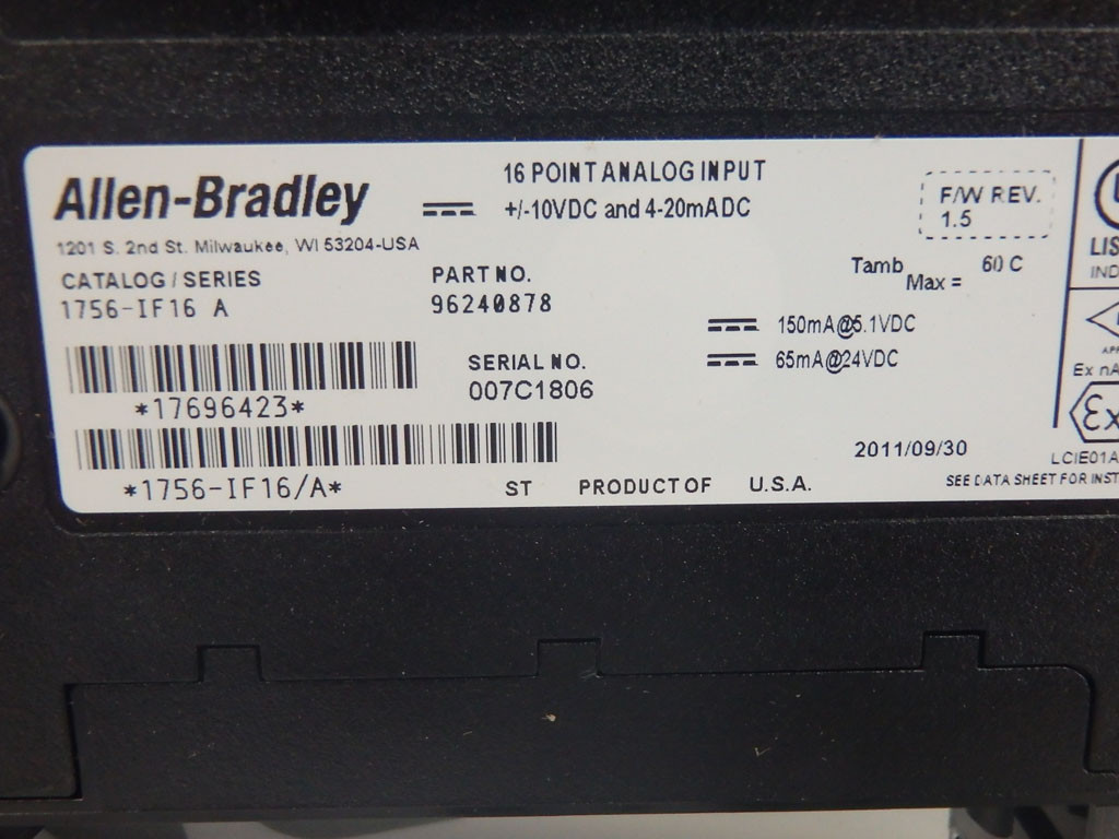 ALLEN-BRADLEY 1756-IF16A