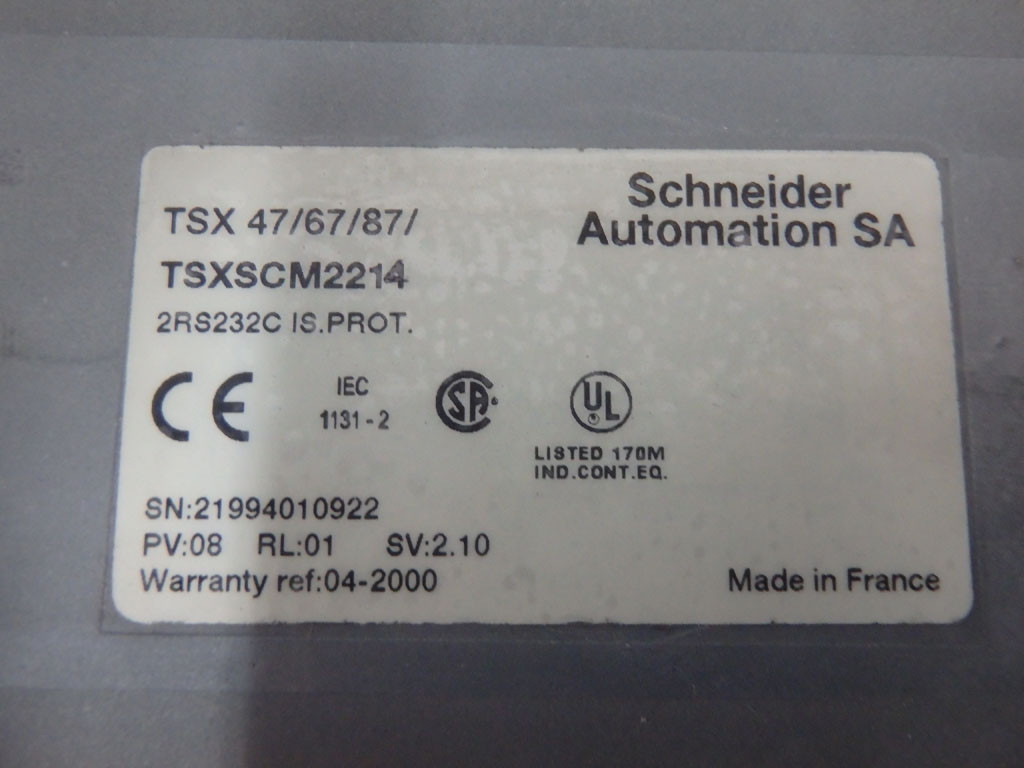TÉLÉMÉCANIQUE  TSXSCM2214