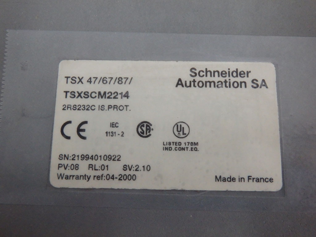 TÉLÉMÉCANIQUE  TSXSCM2214