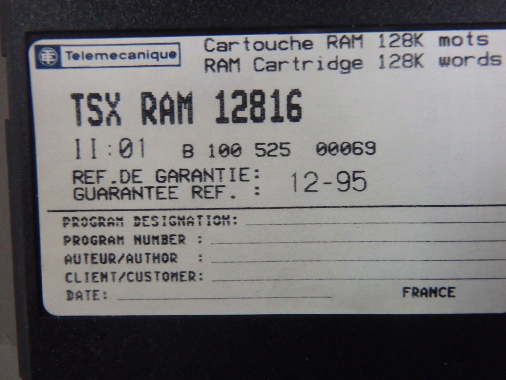 TÉLÉMÉCANIQUE  TSXRAM12816