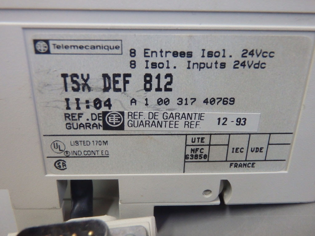 TÉLÉMÉCANIQUE  TSXDEF812