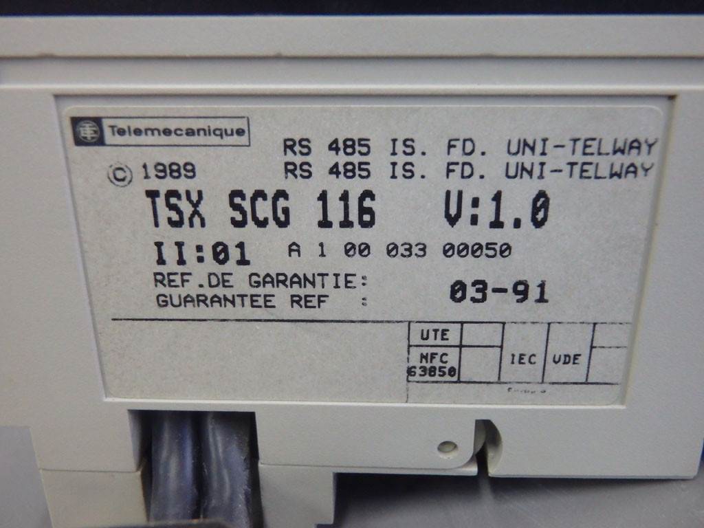 TÉLÉMÉCANIQUE  TSXSCG116