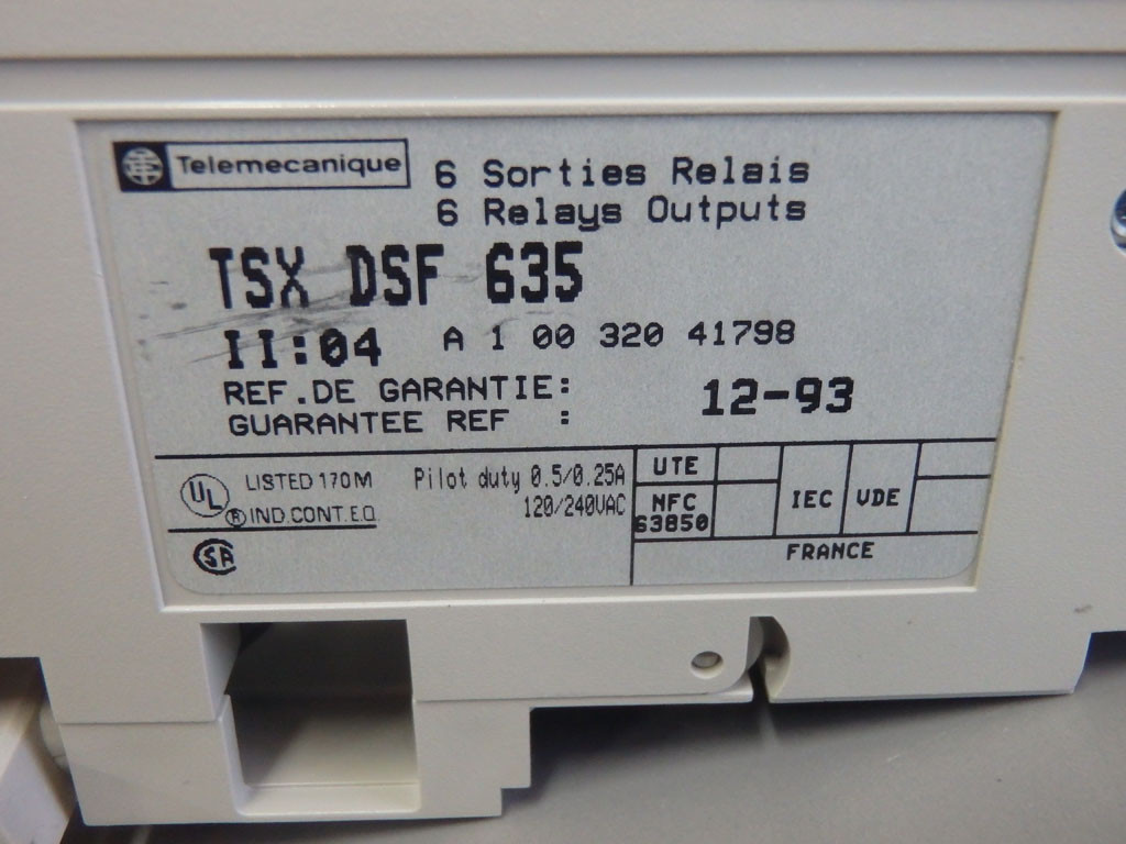 TÉLÉMÉCANIQUE  TSXDSF635