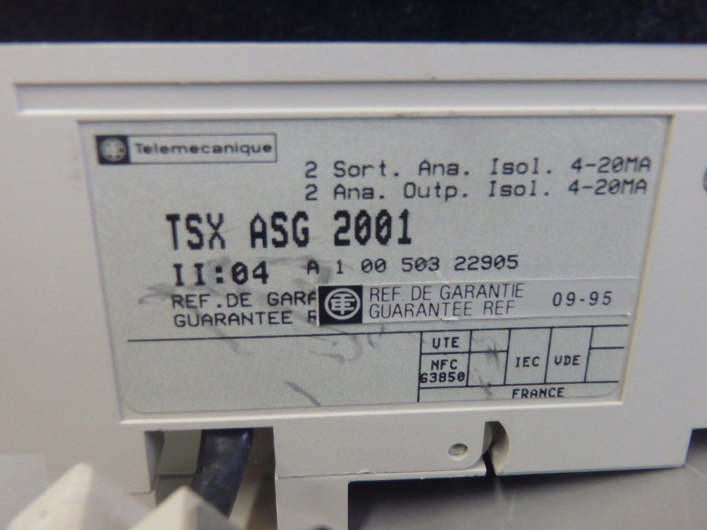 TÉLÉMÉCANIQUE  TSXASG2001