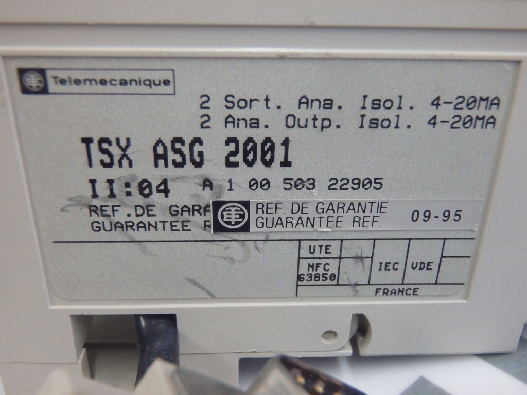 TÉLÉMÉCANIQUE  TSXASG2001