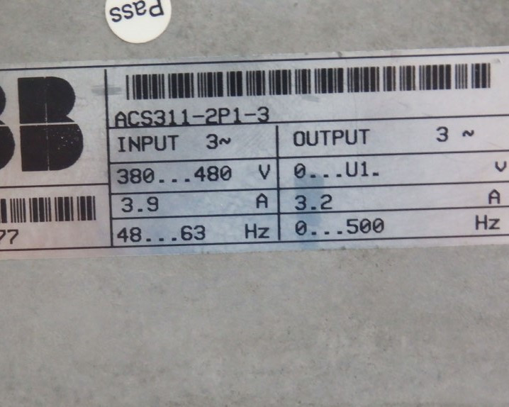 ABB ACS311-2P1-3