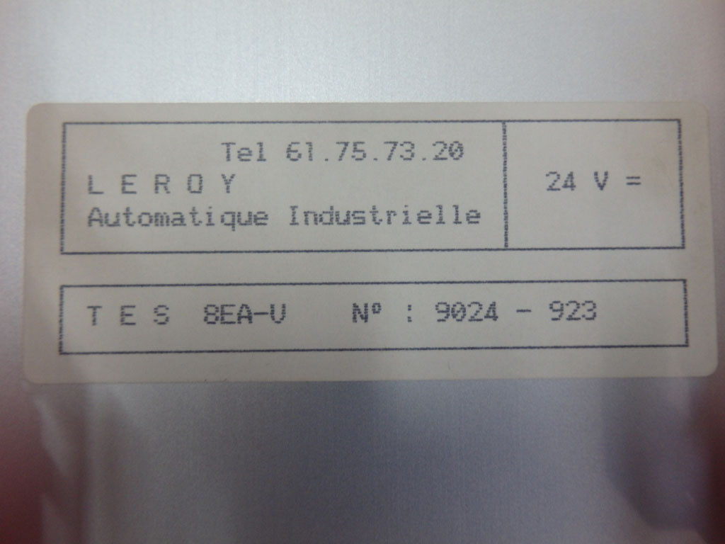 LEROY AUTOMATION TES8EA-U