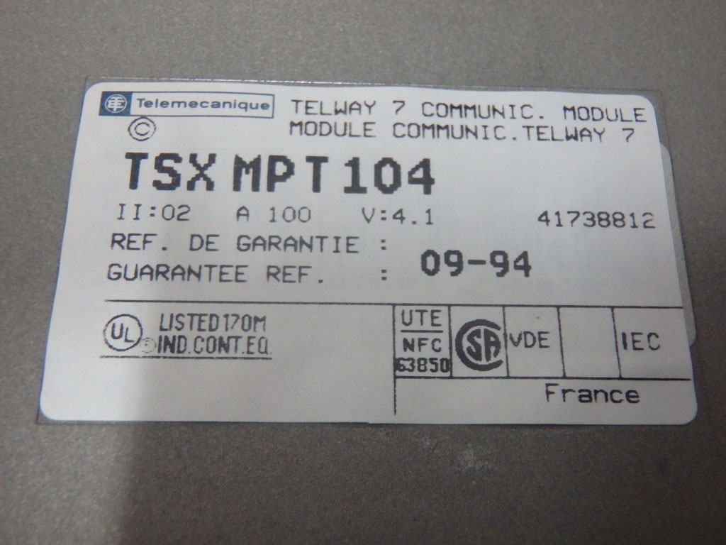 TÉLÉMÉCANIQUE  TSXMPT104