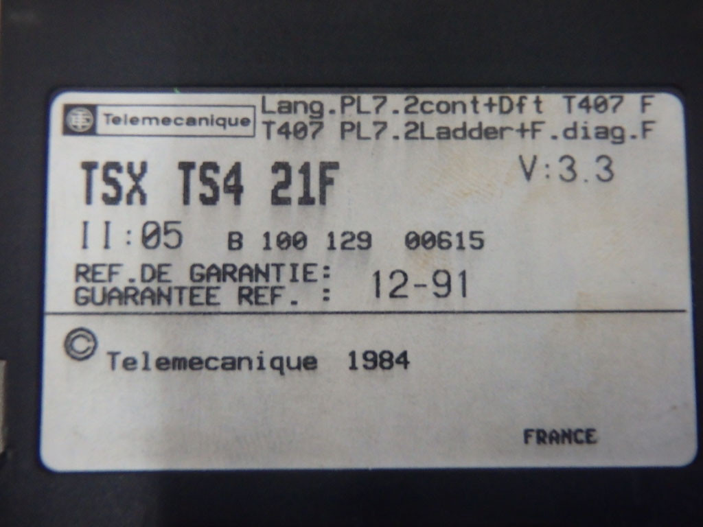 TÉLÉMÉCANIQUE  TSXTS421F
