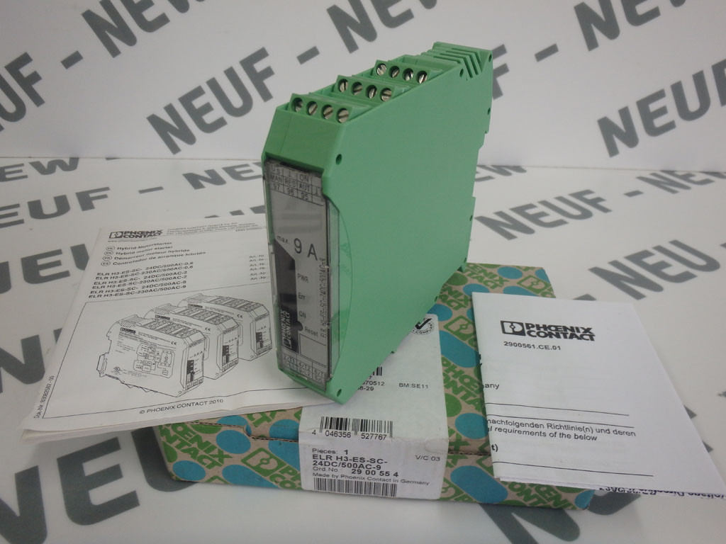 PHOENIX CONTACT ELRH3-ES-SC-24DC/500AC-9