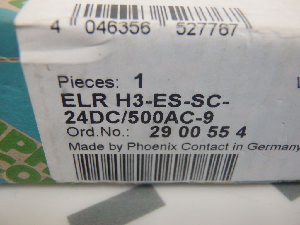 PHOENIX CONTACT ELRH3-ES-SC-24DC/500AC-9