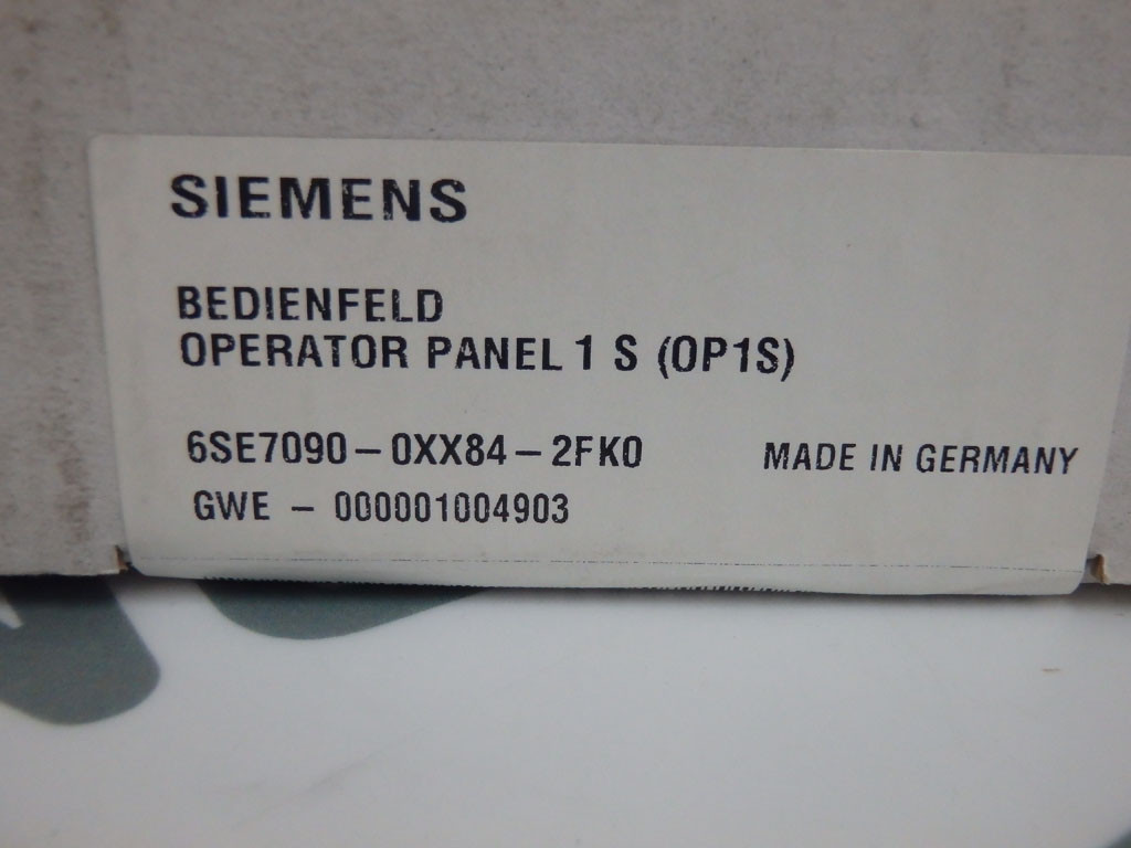 SIEMENS 6SE7090-0XX84-2FK0