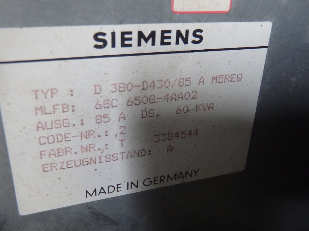 SIEMENS 6SC6508-4AA02