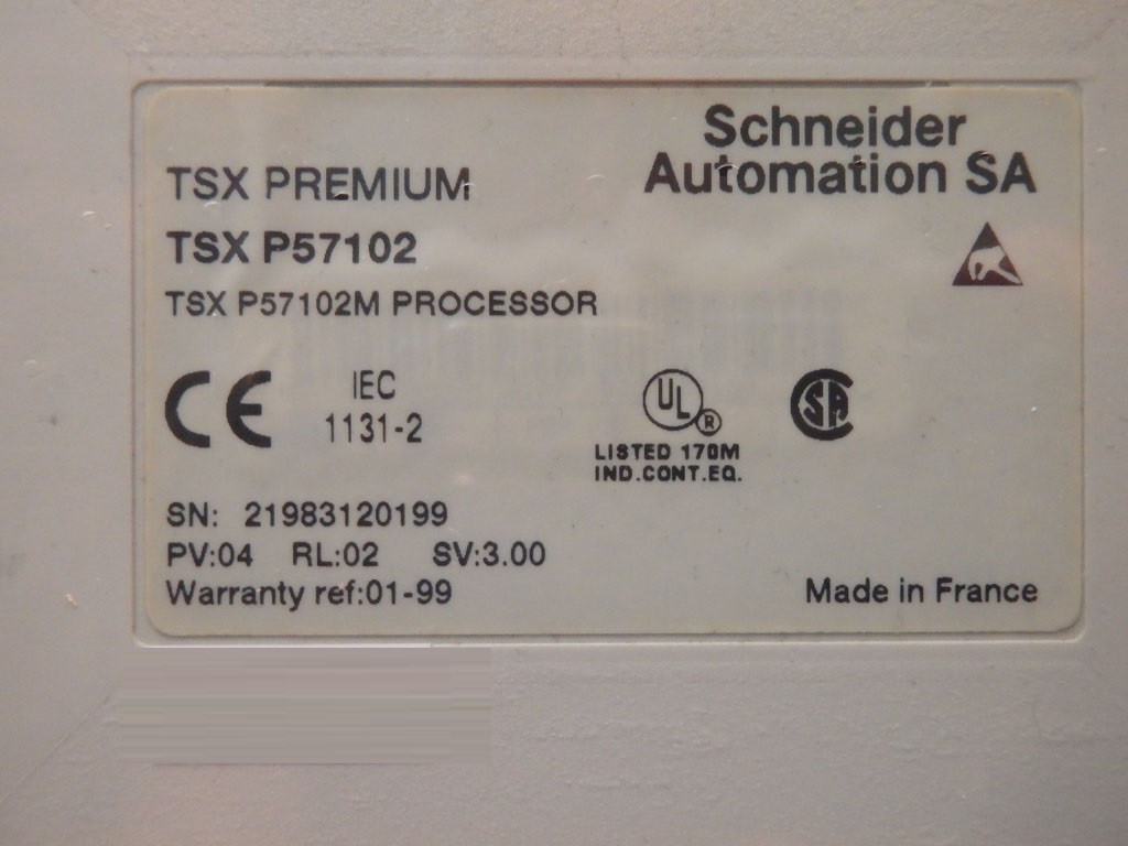 SCHNEIDER  TSXP57102M