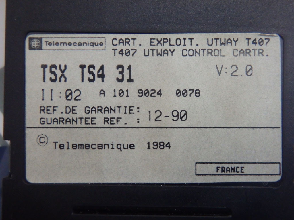 TÉLÉMÉCANIQUE  TSXTS431