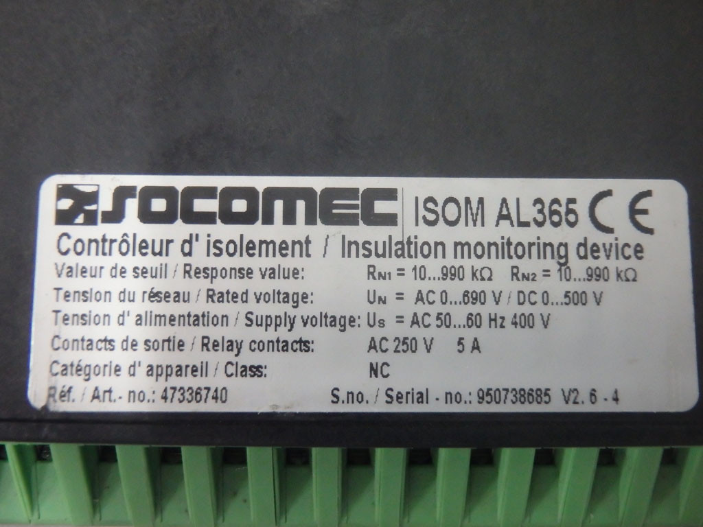 SOCOMEC ISOMAL365