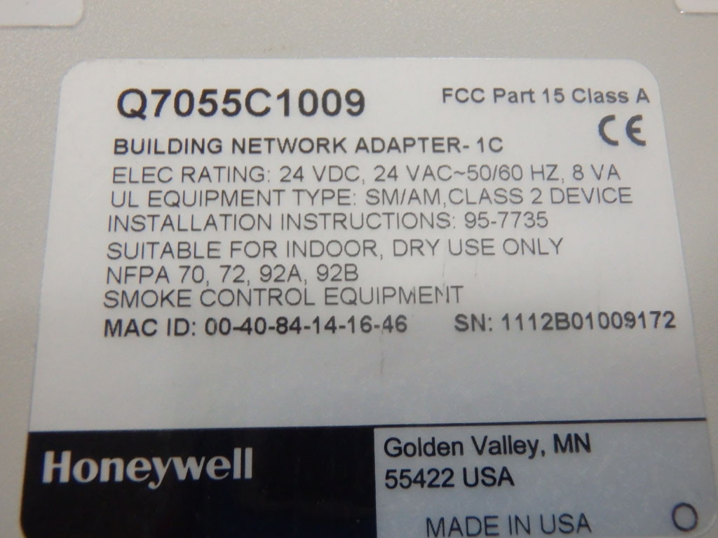 HONEYWELL Q7055C1009