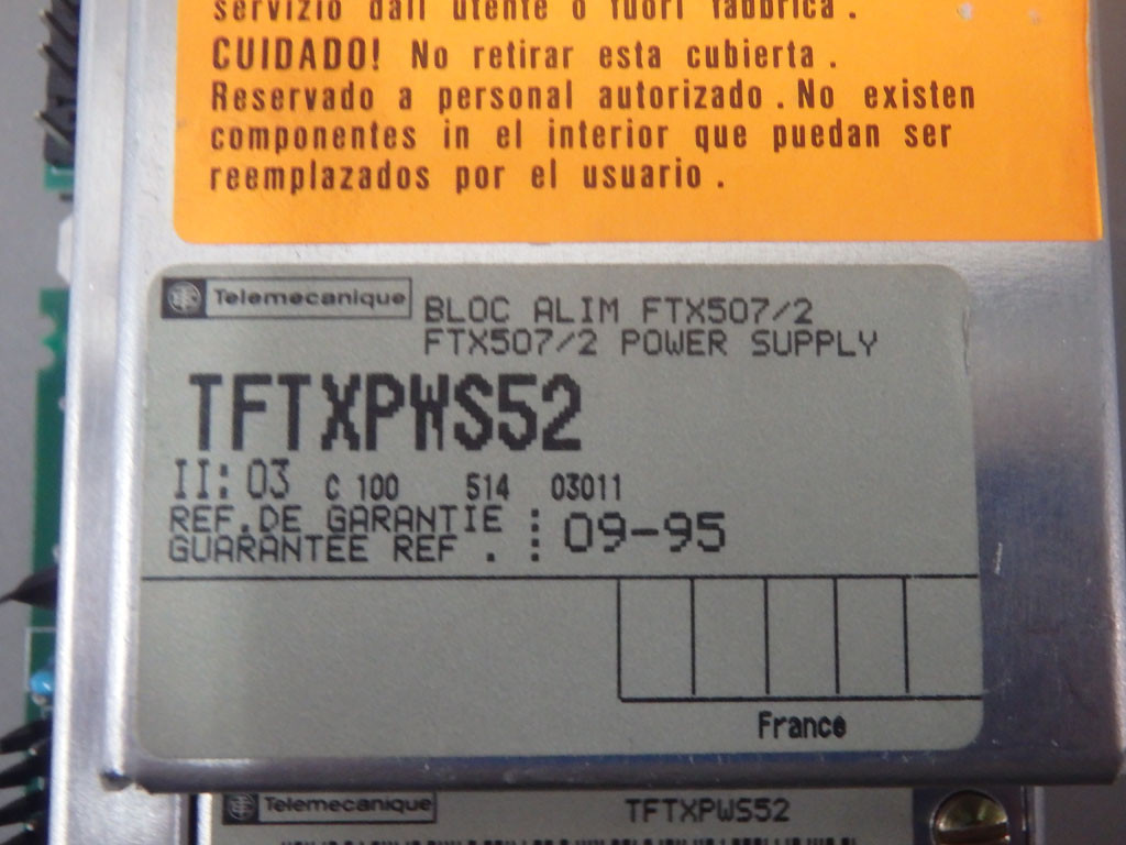 TÉLÉMÉCANIQUE  TFTXPWS52